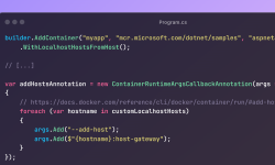 Featured image of post Make containers aware of custom local domains on the host machine using .NET Aspire