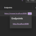 Use non-localhost endpoints for .NET Aspire resources