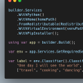 Embed Python in .NET applications to run models with transformers