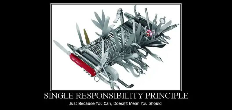Featured image of post SOLID principles: the Single Responsibility Principle